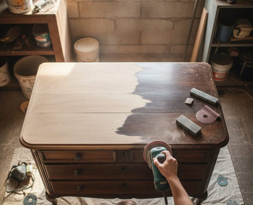 Poncer un meuble