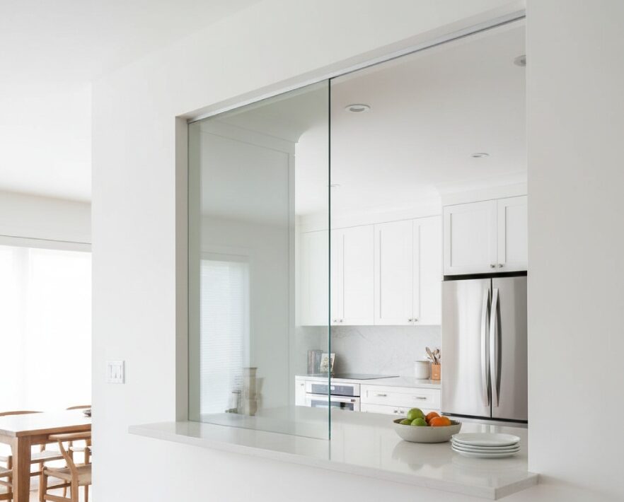 Verrière passe-plat pour cuisine