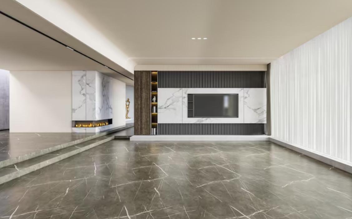 Sol intérieur en carrelage