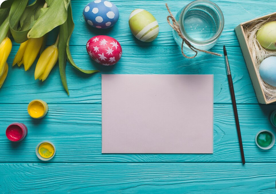 Une carte de Pâques aquarelle facile pour les débutants